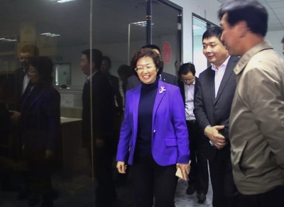 廈門市副市長國桂榮蒞臨我司參觀考察，鼓勵(lì)軟件設(shè)計(jì)產(chǎn)業(yè)創(chuàng)新發(fā)展